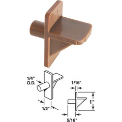 PRIME-LINE PRODUCTS Prime-line Products U 10137 Plastic Shelf Support 8-count