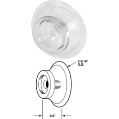 PRIME-LINE PRODUCTS Prime-line Products U 9004 Wall Door Stop 2 Count