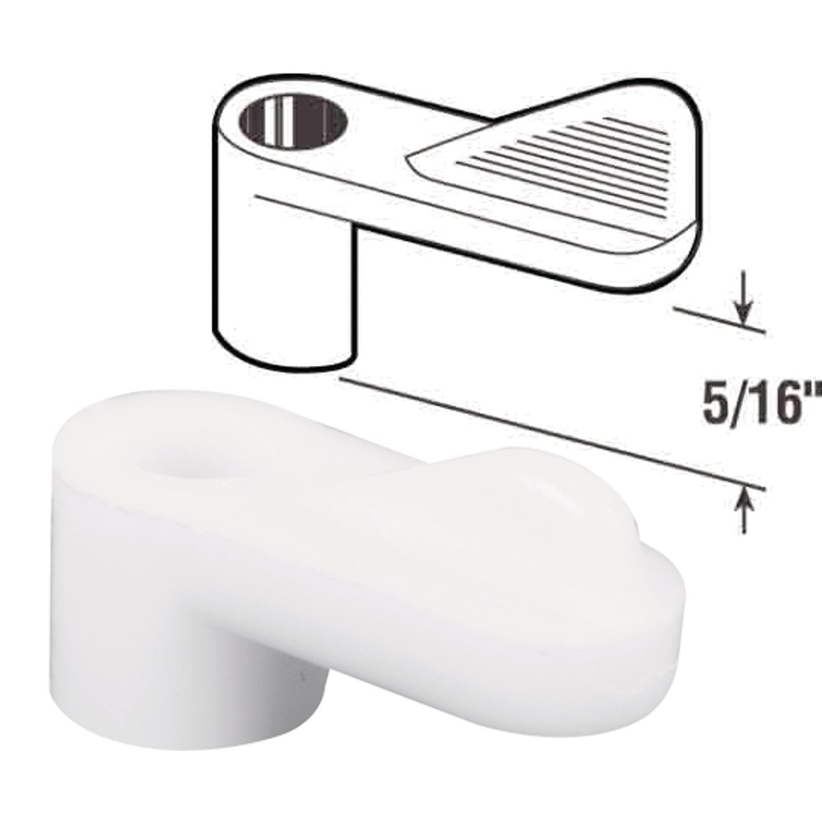 PRIME-LINE PRODUCTS Prime-line Products PL7773 Swivel Screen Clips White 12 Pack
