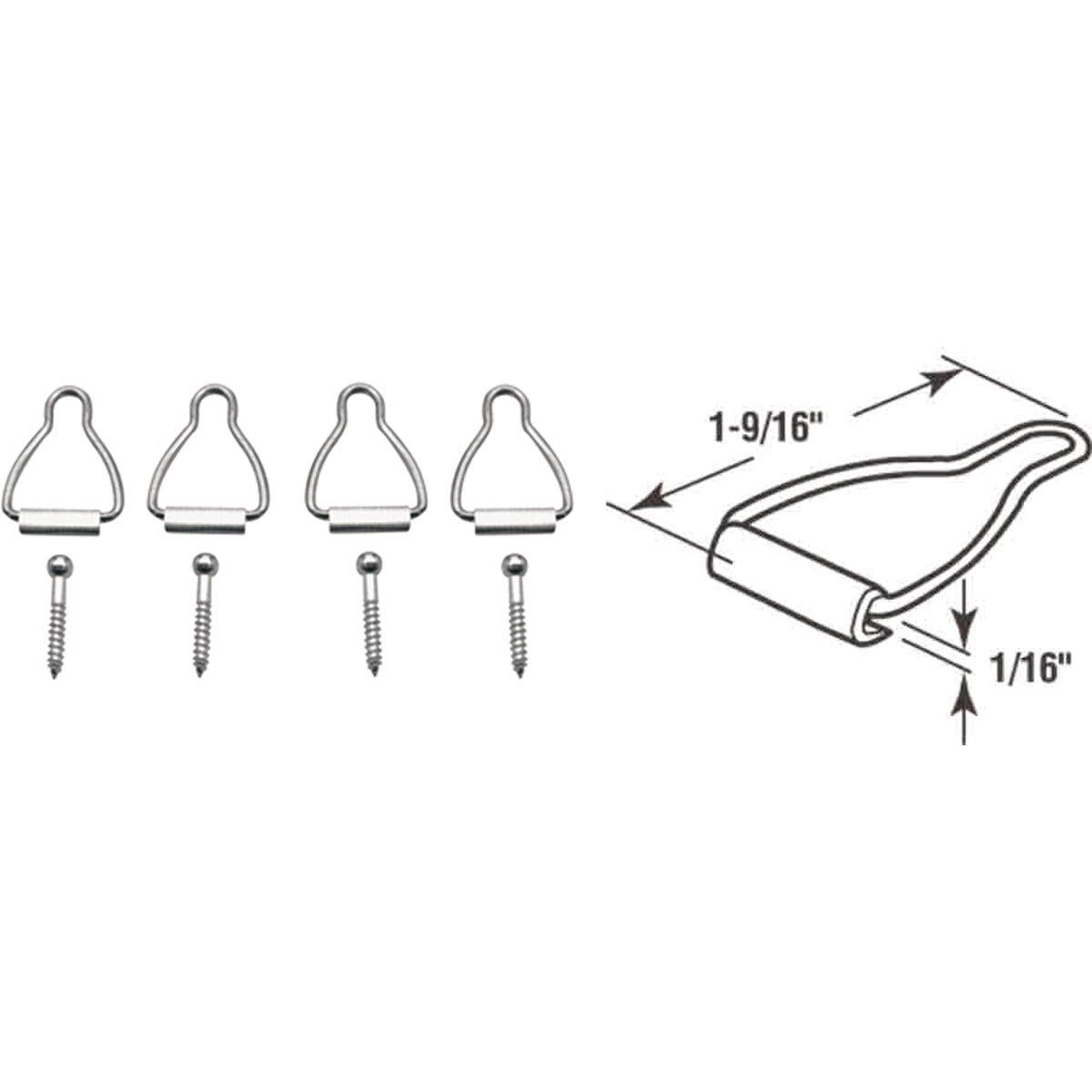 PRIME-LINE PRODUCTS Prime-line Products PL7768 Spline Channel Bail Latch 4-pack
