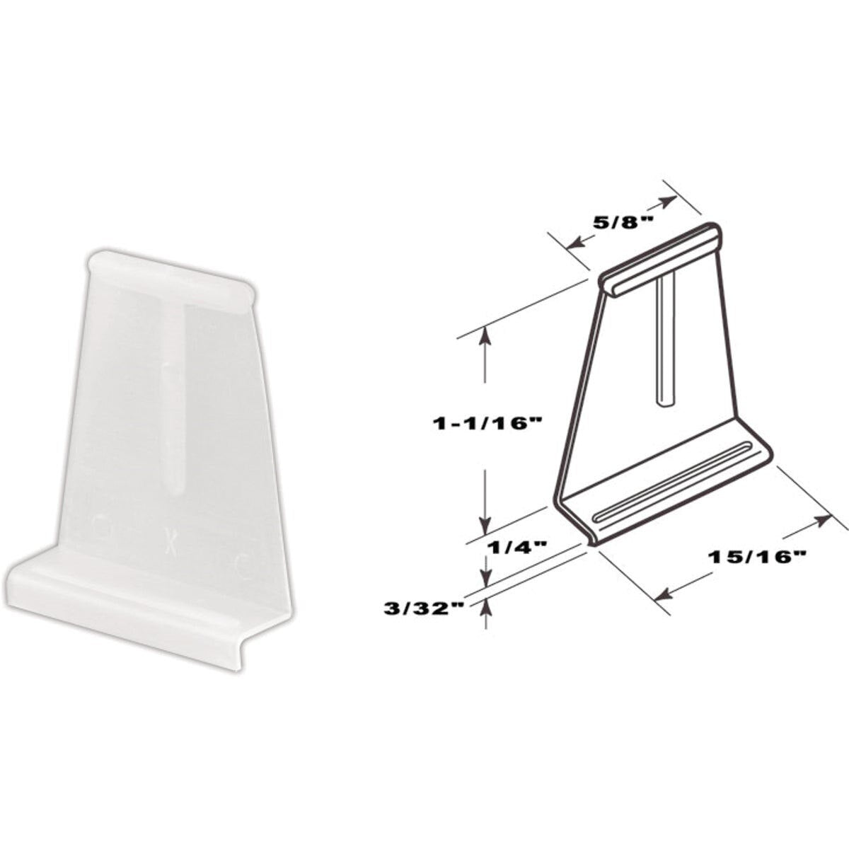 PRIME-LINE PRODUCTS Prime-line Products PL7756 Spline Channel Pull Tab 6-pack