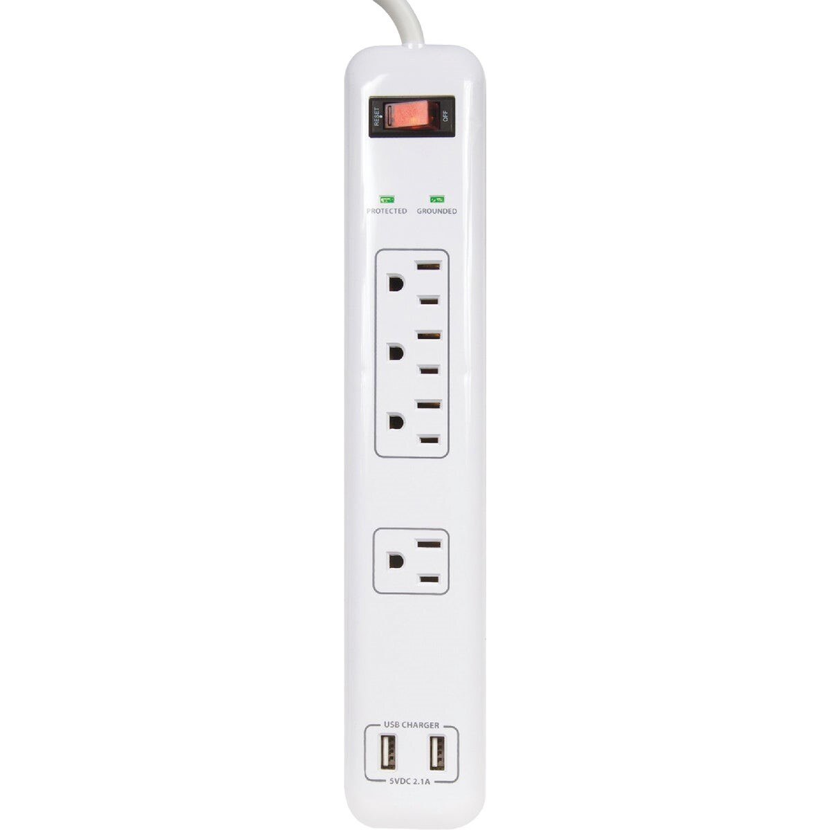 PRIME WIRE & CABLE Prime Wire Cable PB505104 Surge Protector 1200J 4-outlet