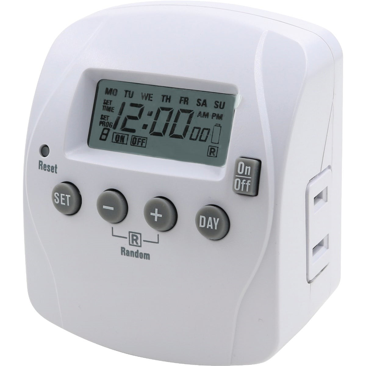 PRIME WIRE & CABLE Prime Wire Cable TND002 Indoor Digital 7-day Timer 125V