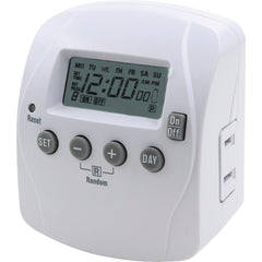 PRIME WIRE & CABLE Prime Wire Cable TND002 Indoor Digital 7-day Timer 125V
