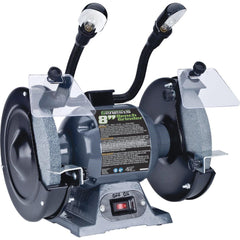 GENESIS Honeywell GBG800L 8 Inch 0.75 Hp Bench Grinder with Lights
