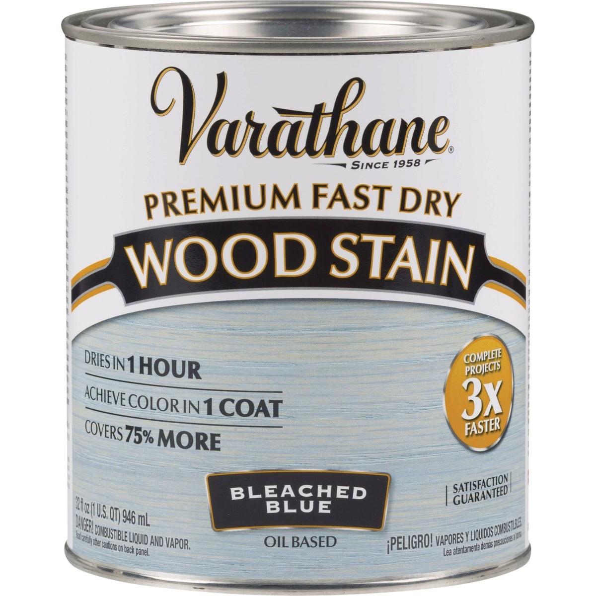RUST-OLEUM Rust-oleum 297425 Varathane Fast Dry Wood Stain Bleached Blue 1 Qt