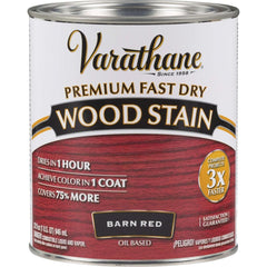 RUST-OLEUM Rust-oleum 307414 Varathane Fast Dry Wood Stain Barn Red 1 Qt