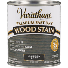 RUST-OLEUM Rust-oleum 304559 Varathane Fast Dry Wood Stain Carbon Gray Qt