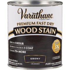 RUST-OLEUM Rust-oleum 269395 Varathane Fast Dry Ebony Wood Stain 1 Qt