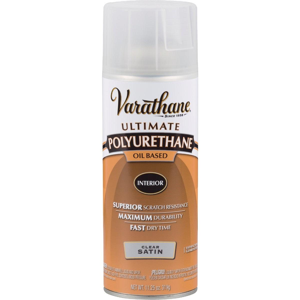 RUST-OLEUM Rust-oleum 9181 Varathane Satin Spray Polyurethane 11.25 Oz