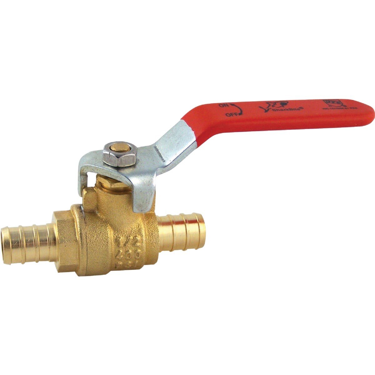 RWC Rwc 22461LFA Sharkbite 1/2 in Brass Pex Barb Ball Valve