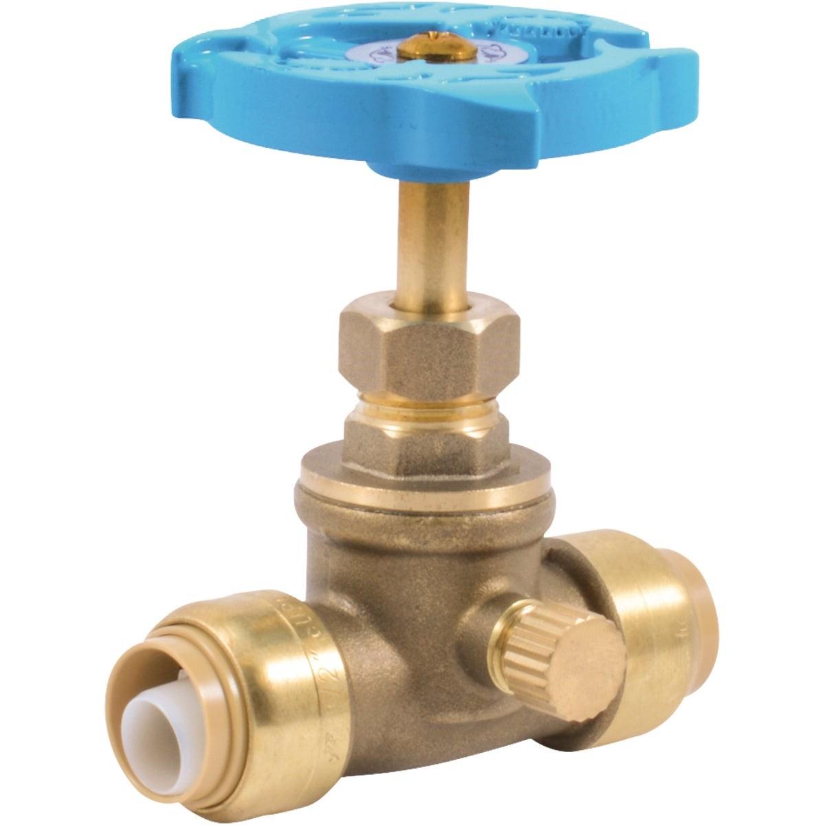 RWC Rwc 24634LF 1/2 in Push-to-connect Brass Gate Valve