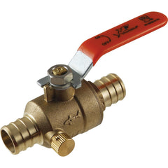 RWC Rwc 24613LFA 3/4 in Brass Barb Ball Valve with Drain