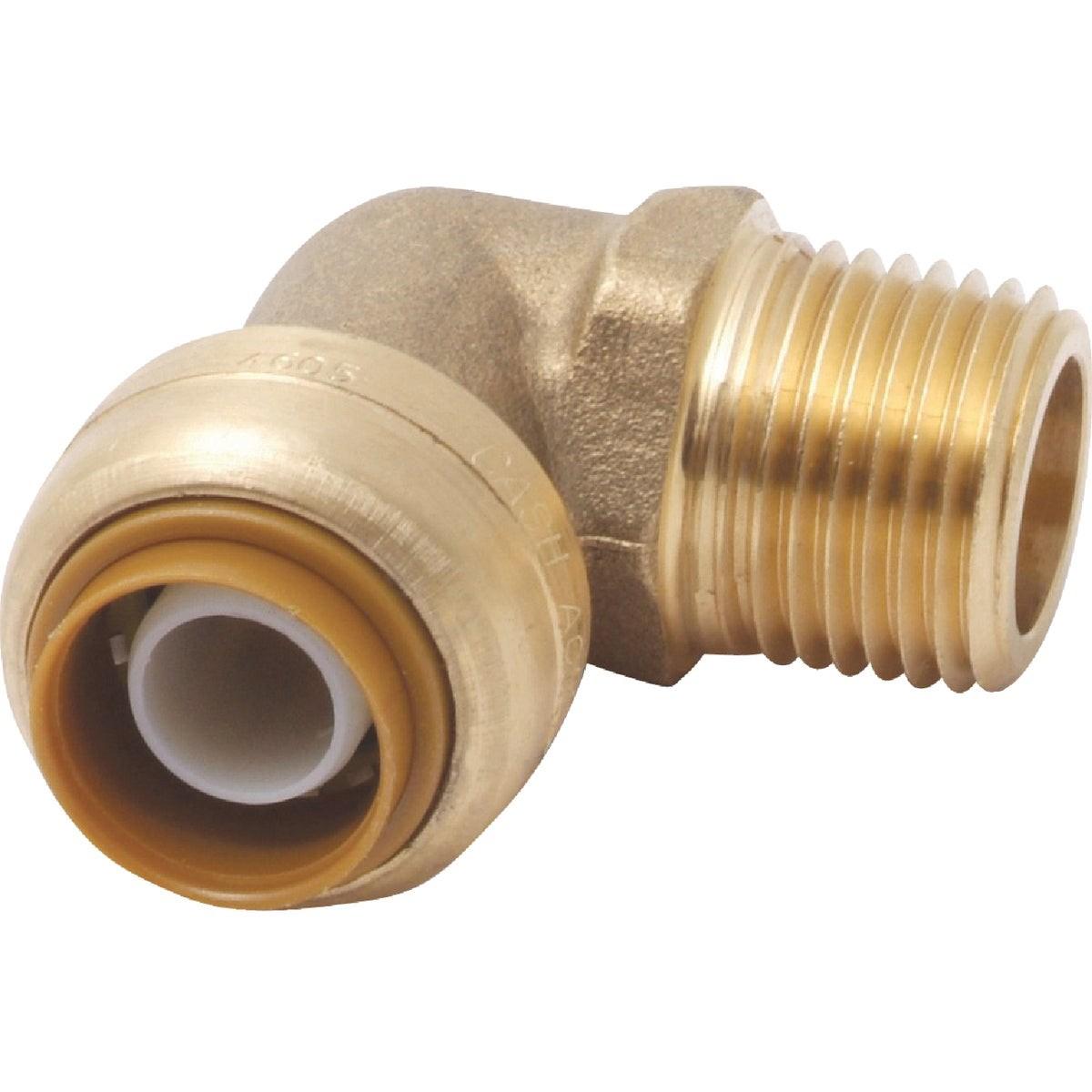RWC Rwc U286LFA 3/4 in Push-to-connect 90 Deg Mnpt Brass Elbow