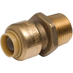 RWC Rwc U118LFA Brass Push-to-connect Male Adapter 3/8x1/2