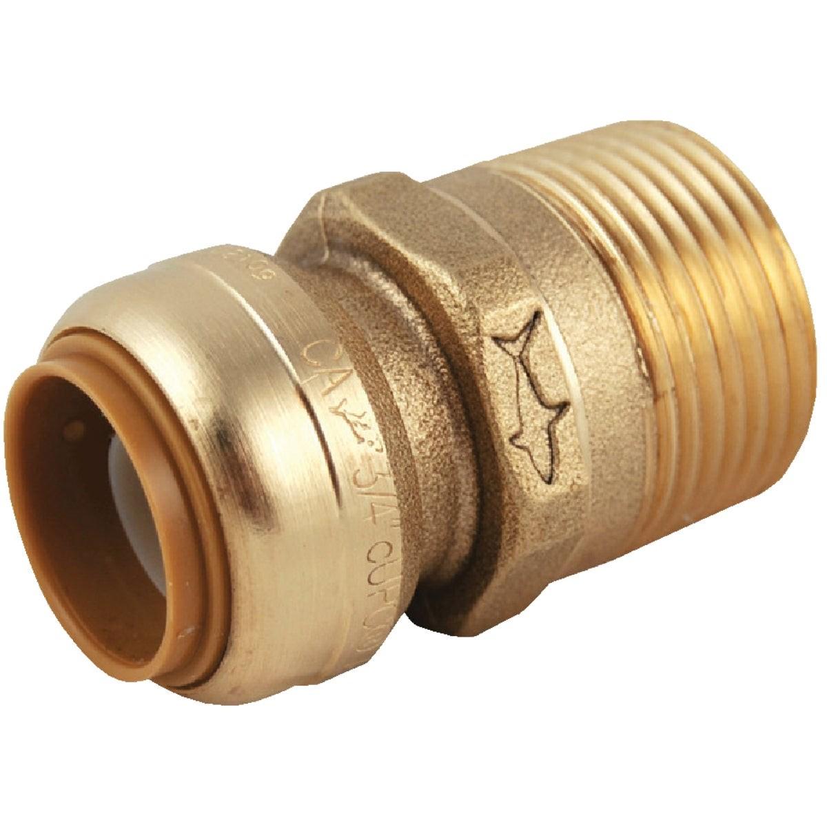 RWC Rwc U142LFA 1x3/4 in Mnpt Reducing Push-connect Adapter