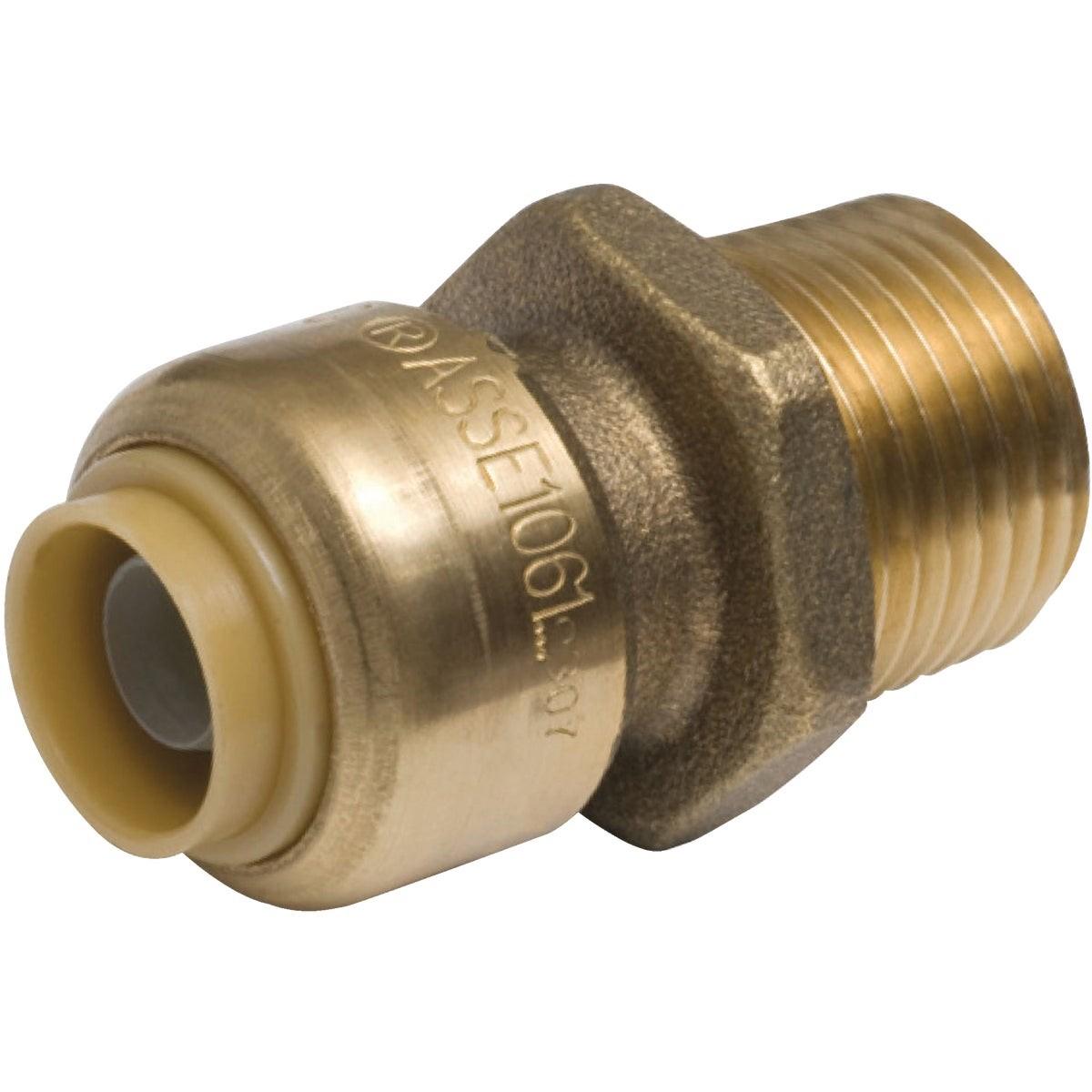 RWC Rwc U110LFA Reducing Brass Push-to-connect Male Adapter