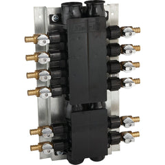 RWC Rwc RM22712 12 Port Barb Pex Manifold Brass Shutoff Valves
