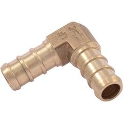 RWC Rwc UC246LFA 3/8 in Barb 90 Degree Brass Pex Elbow