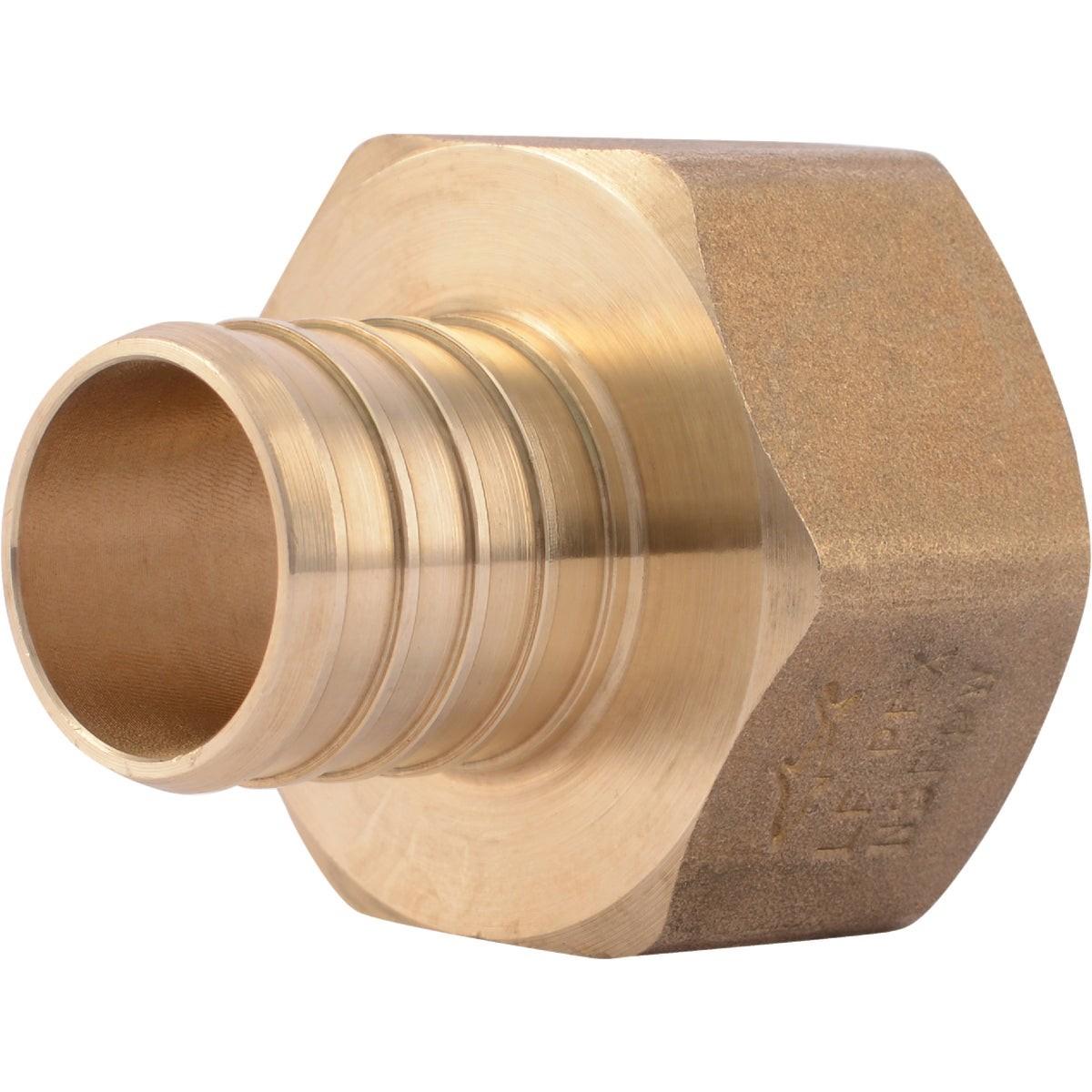 RWC Rwc UC094LFA 1 in Barb X 1 in Fip Brass Pex Adapter