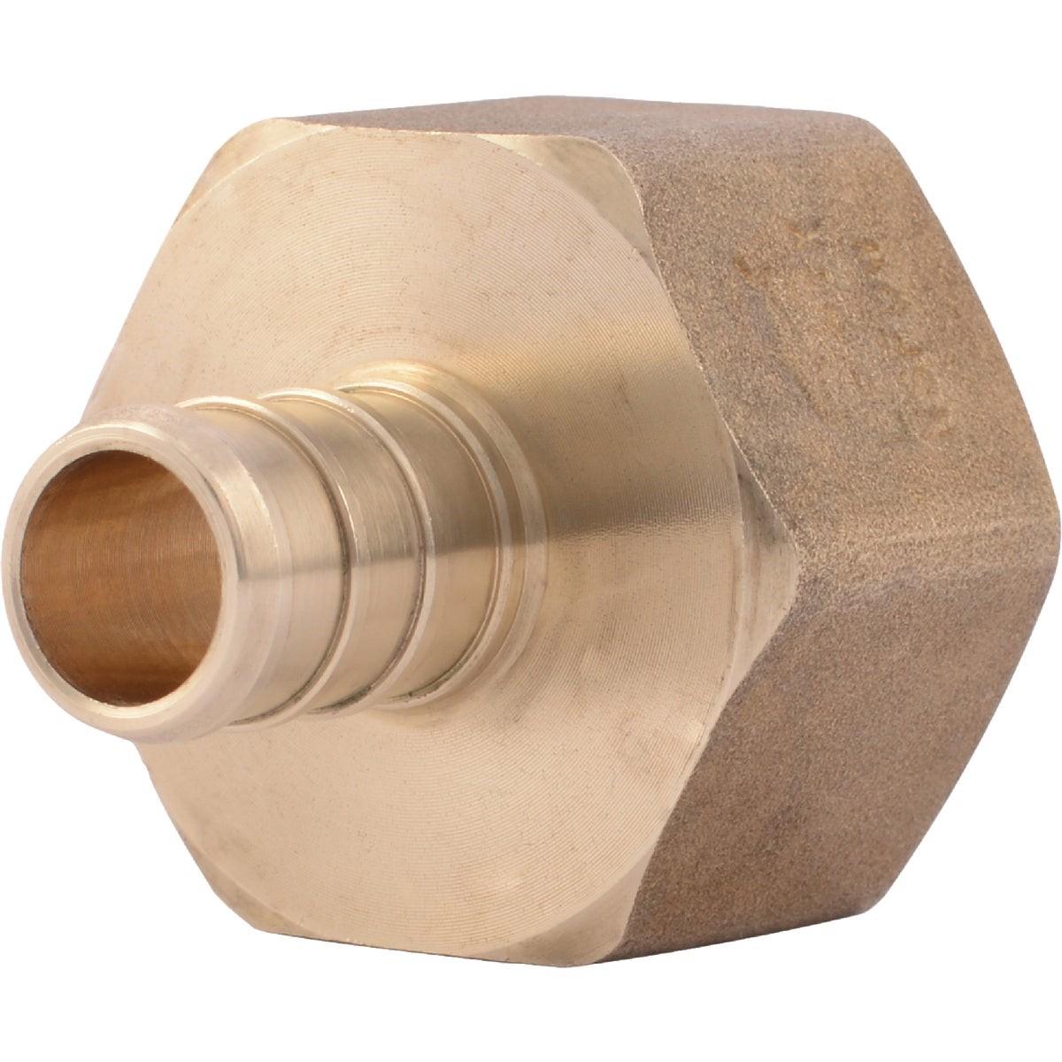 RWC Rwc UC068LFA 1/2 in Barb X 3/4 in Fip Brass Pex Adapter