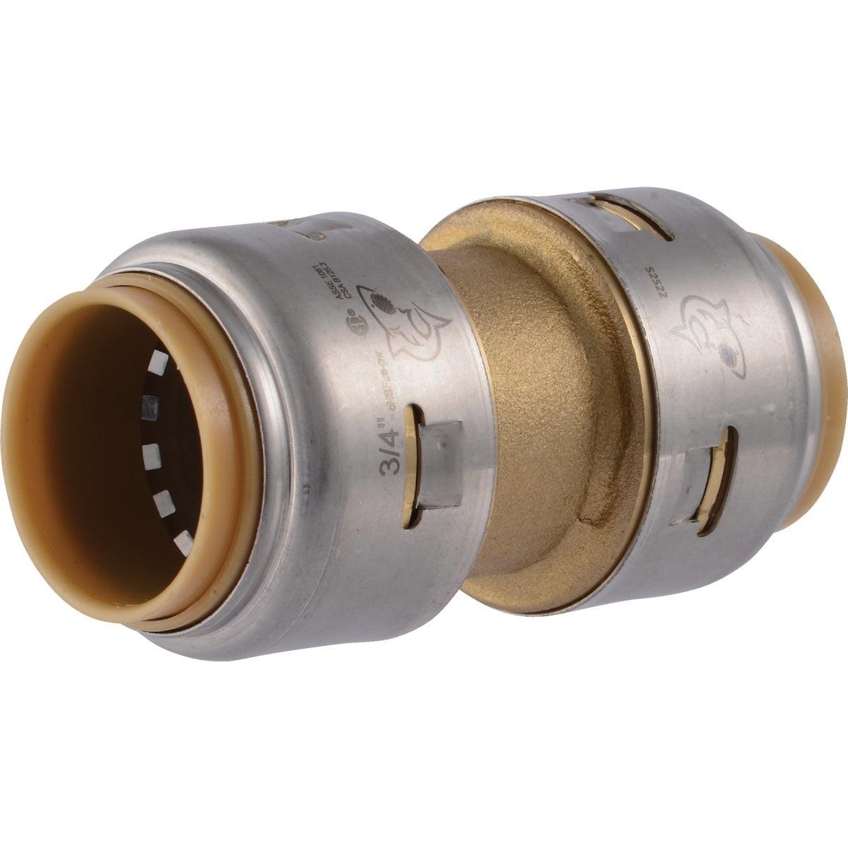 RWC Rwc UR016A 3/4 Inch Push-to-connect Brass Coupling