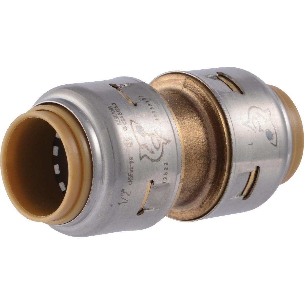 RWC Rwc UR008A 1/2 in Push-to-connect Brass Coupling