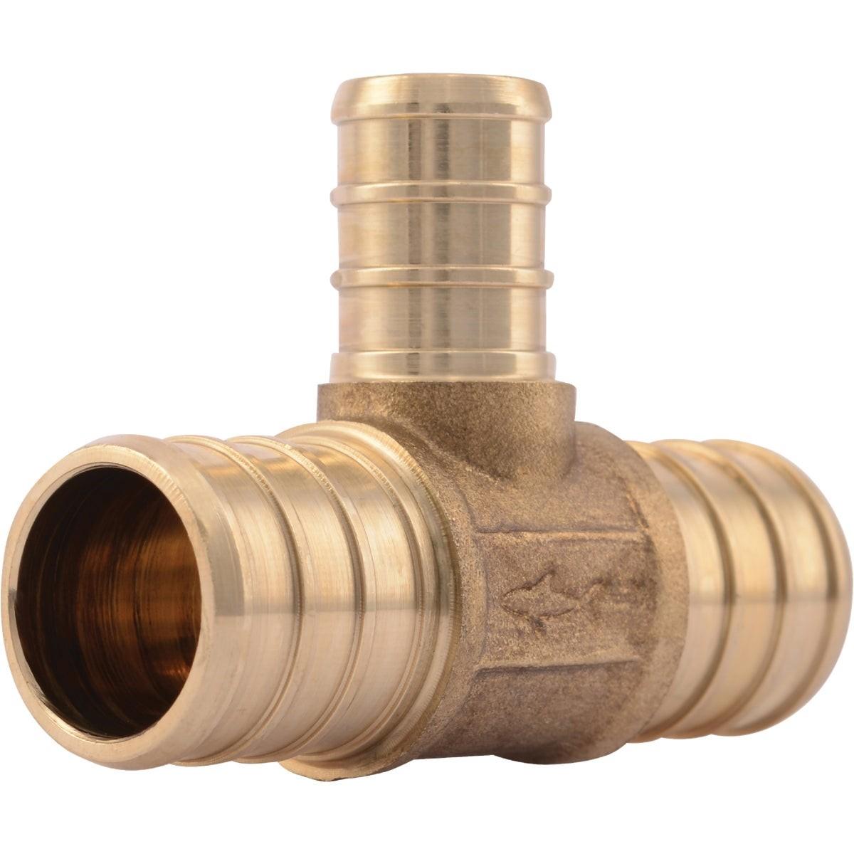 RWC Rwc UC412LFA10 Sharkbite Brass Pex Barb Reducing Tee 10-pack