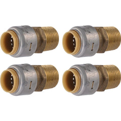 RWC Rwc UR120A4 1/2 In. Push-to-connect Male Adapter 4-pack