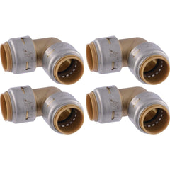 RWC Rwc UR256A4 Sharkbite Max 3/4 in 90 Deg Brass Elbow 4-pack