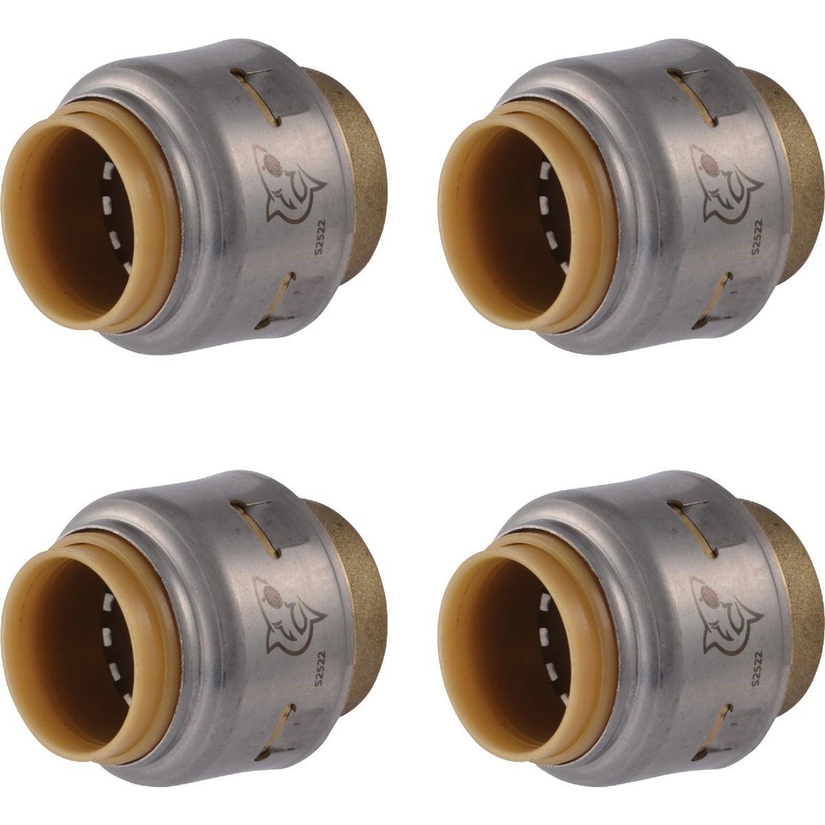 RWC Rwc UR514A4 Sharkbite 1/2 in Brass End Cap 4-pack