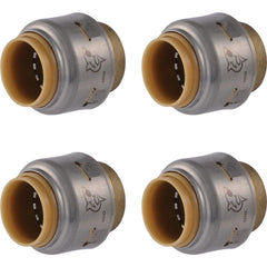 RWC Rwc UR514A4 Sharkbite 1/2 in Brass End Cap 4-pack