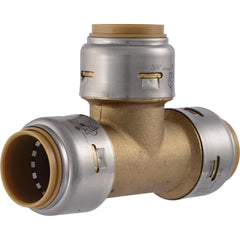 RWC Rwc UR370A Sharkbite Max Brass Push-to-connect Tee 3/4 in