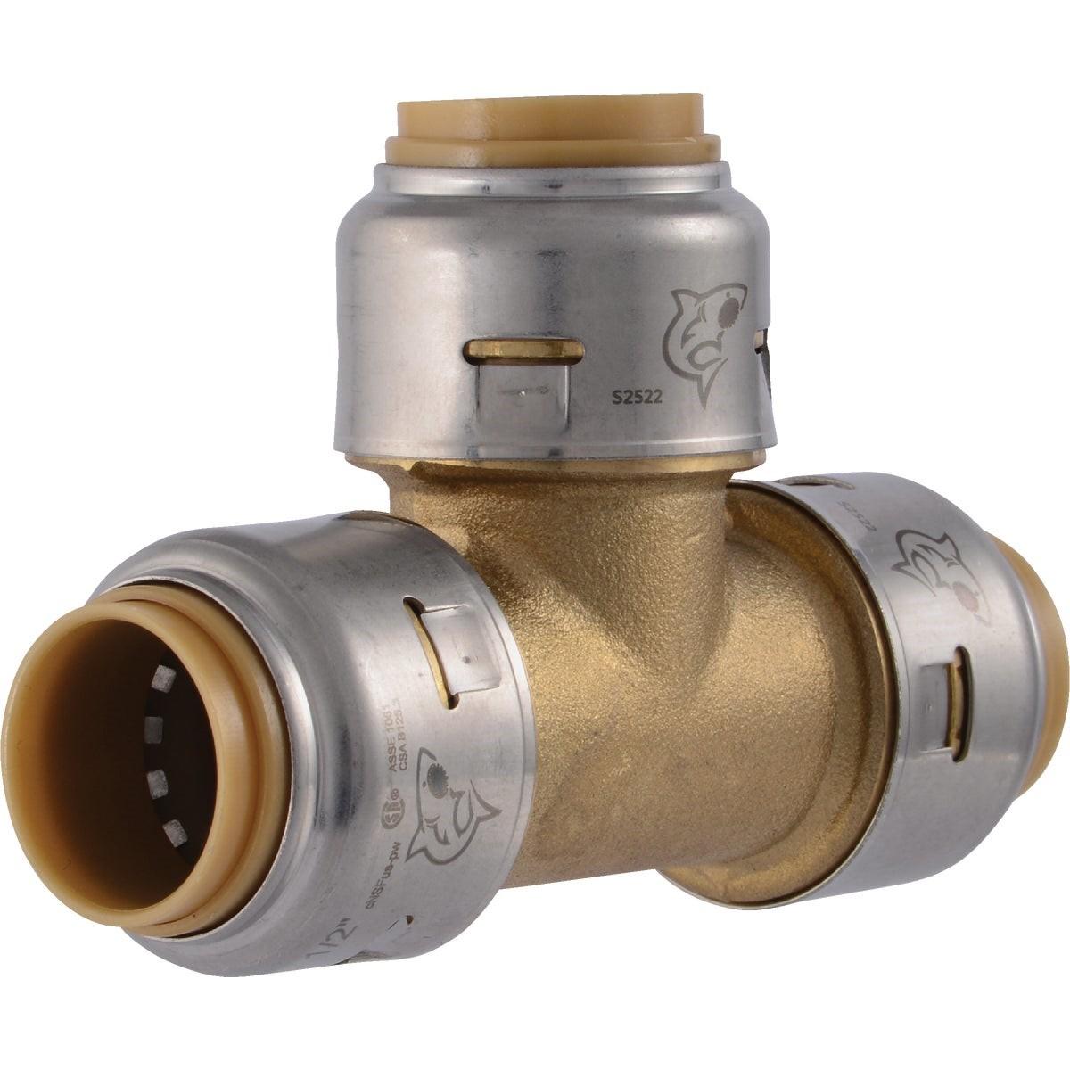 RWC Rwc UR362A Sharkbite Max Brass Push-connect Tee 1/2 In.