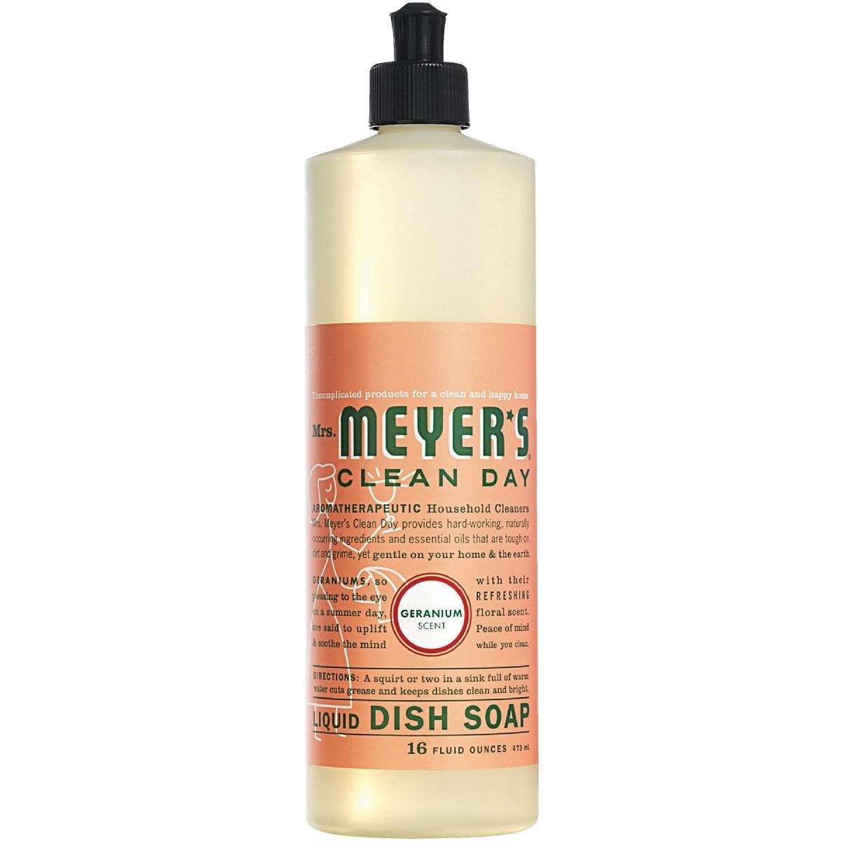 MRS MEYERS CLEAN DAY Mrs Meyers Clean Day 13103 Liquid Dish Soap 16 Oz Geranium