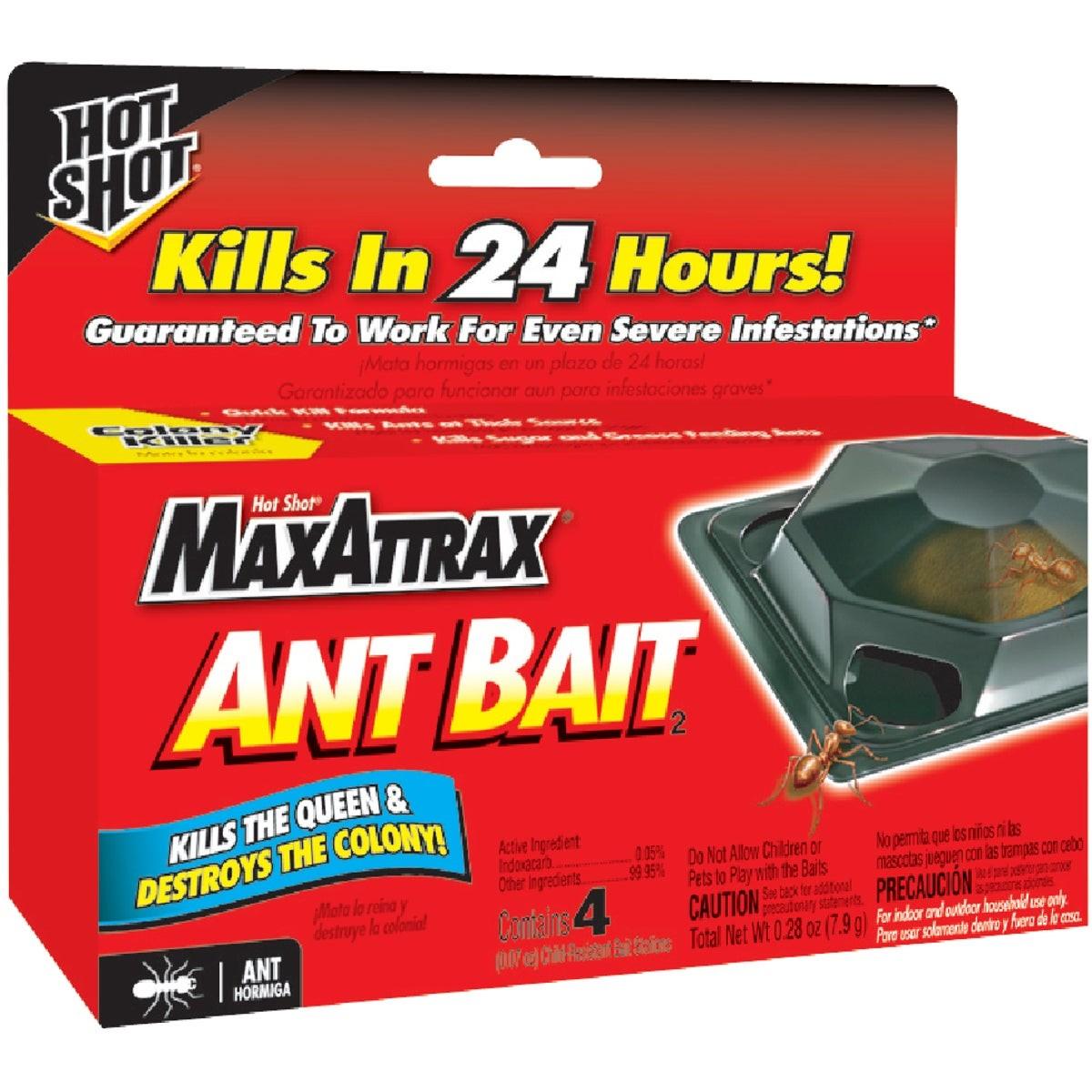GENERAL WIRE SPRING General Wire Spring HG-2040W Solid Ant Bait Station 4-pack