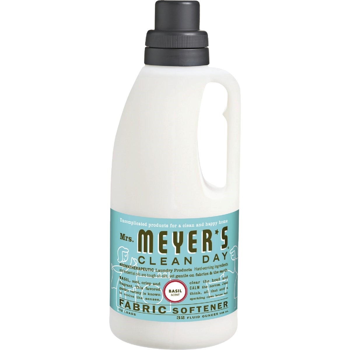 MRS MEYERS CLEAN DAY Mrs Meyers Clean Day 14334 Basil Fabric Softener 32 Oz