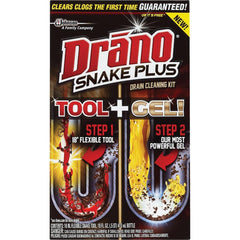 SC JOHNSON Sc Johnson 70241 Drano Snake Plus Drain Kit 16 Oz