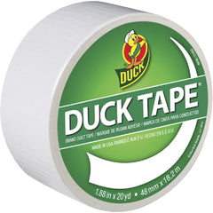 DUCK Duck 1265015 Colored Duct Tape White 1.88in X 20yd