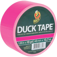 DUCK Duck 1265016 Colored Duct Tape 1.88in X 15yd Neon Pink