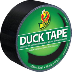 DUCK Duck 1265013 Colored Duct Tape Black 1.88in X 20yd