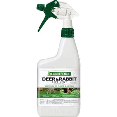 LIQUID FENCE Liquid Fence HG-71126 Deer Rabbit Repellent 32 Oz Rtu