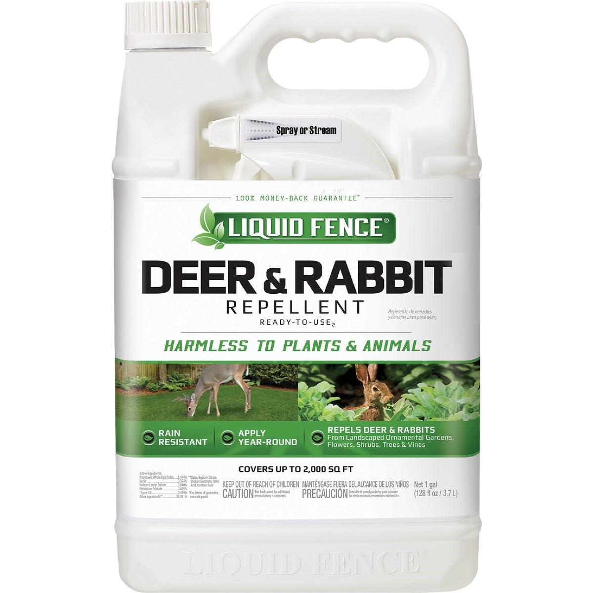 LIQUID FENCE Liquid Fence HG-70109 Deer Rabbit Repellent 1 Gal Rtu