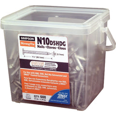SIMPSON STRONG-TIE Simpson Strong-tie N10D5HDG-R Joist Hanger Nails 600 Count