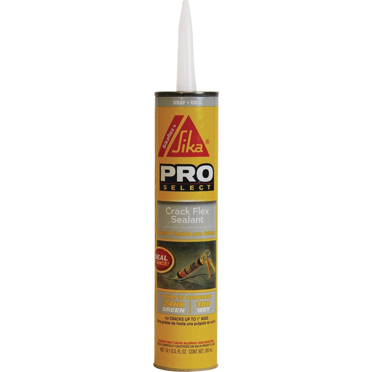 SIKA Sika 515306 Polyurethane Concrete Crack Sealant 10.1 Oz Gray