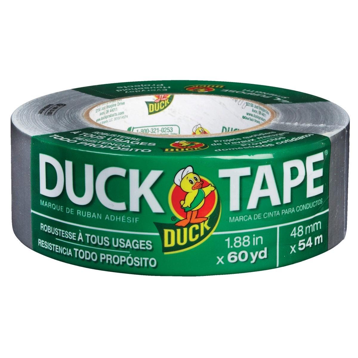DUCK Duck 394475 All-purpose Duct Tape 1.88 in X 60 Yd Gray