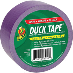 DUCK Duck 283138 Colored Duct Tape Purple 1.88 in X 20 Yd