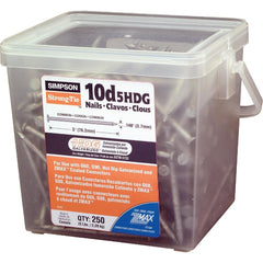 SIMPSON STRONG-TIE Simpson Strong-tie 10D5HDG-R 10d Hdg Common Nail 3 in 9 Ga 250 Ct