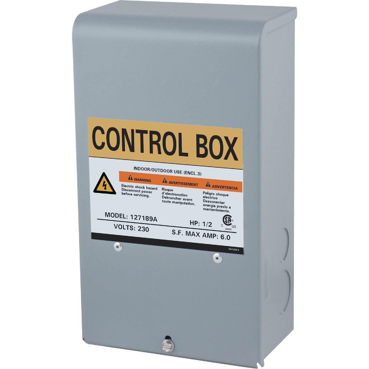 STAR WATER SYSTEMS Star Water Systems 127189A Well Pump Control Box 1/2 Hp 230V