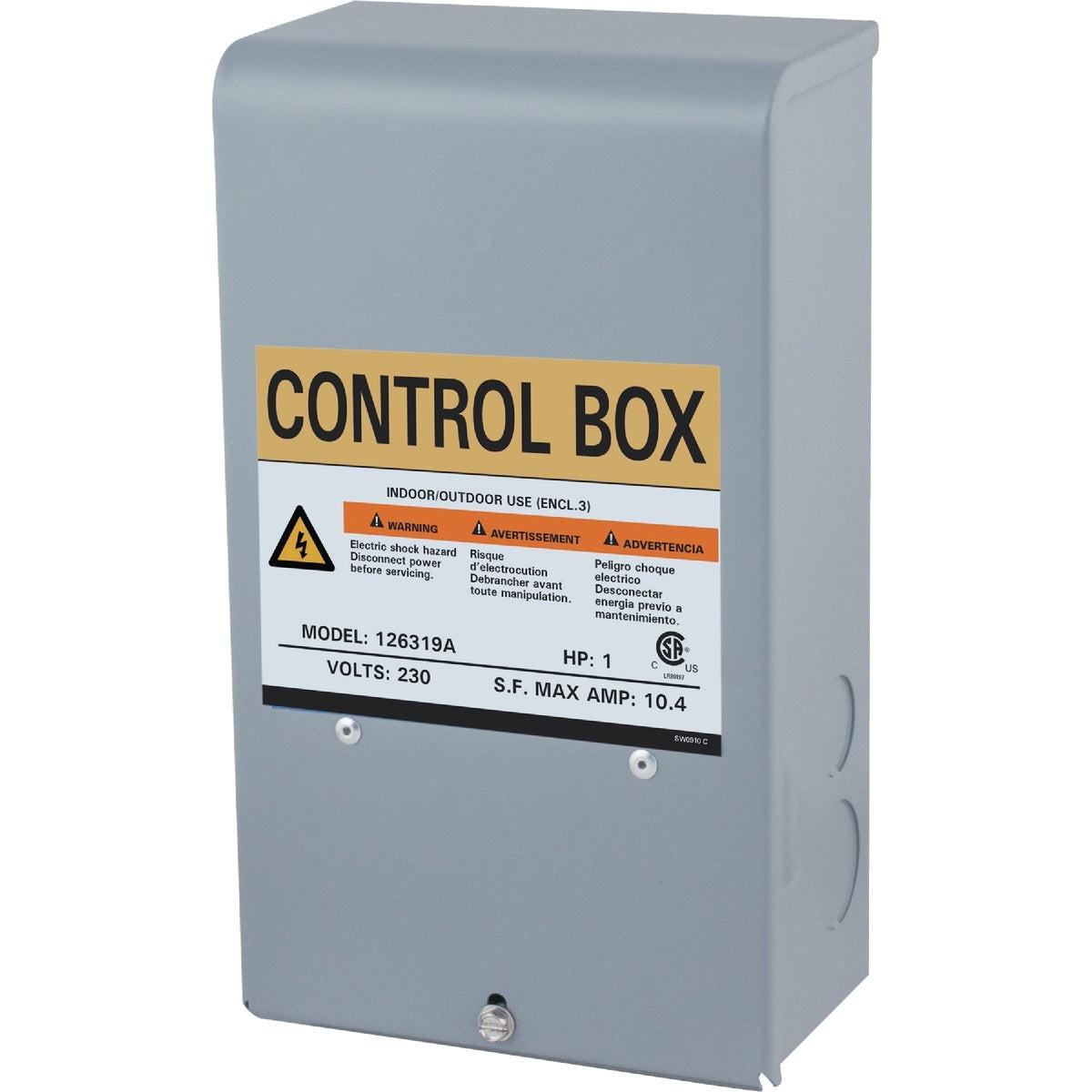 STAR WATER SYSTEMS Star Water Systems 126319A 1 Hp 230V Pump Control Box